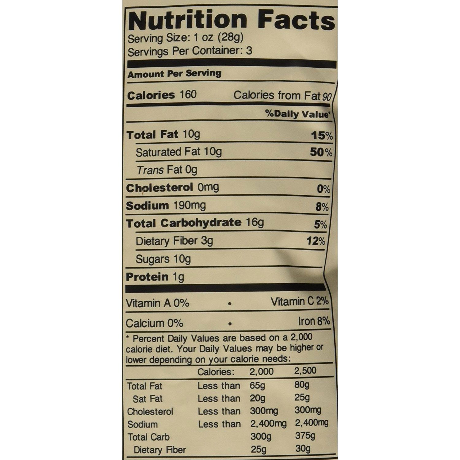 Brads Kale Chips Nutrition Dang Coconut Chips Nutrition 