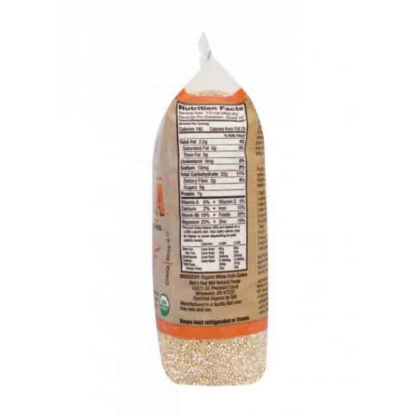bobs red mill quinoa nutrition label
