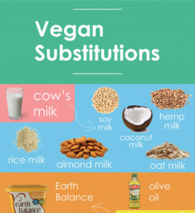 how to start eating vegan sub infographic