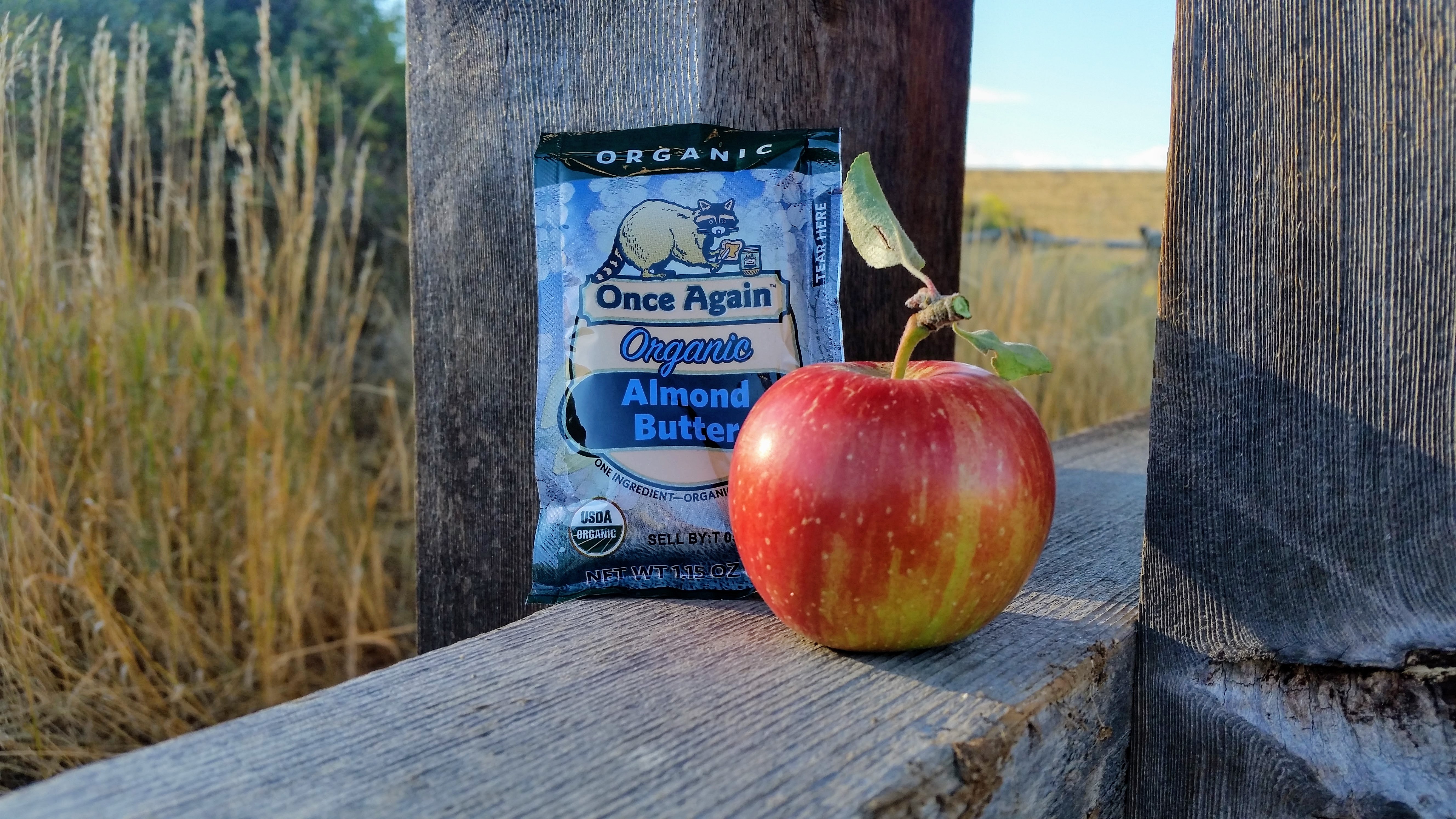 vegan snacks to keep at work apple almond butter