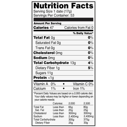 terrasoul superfoods medjool dates nutrition