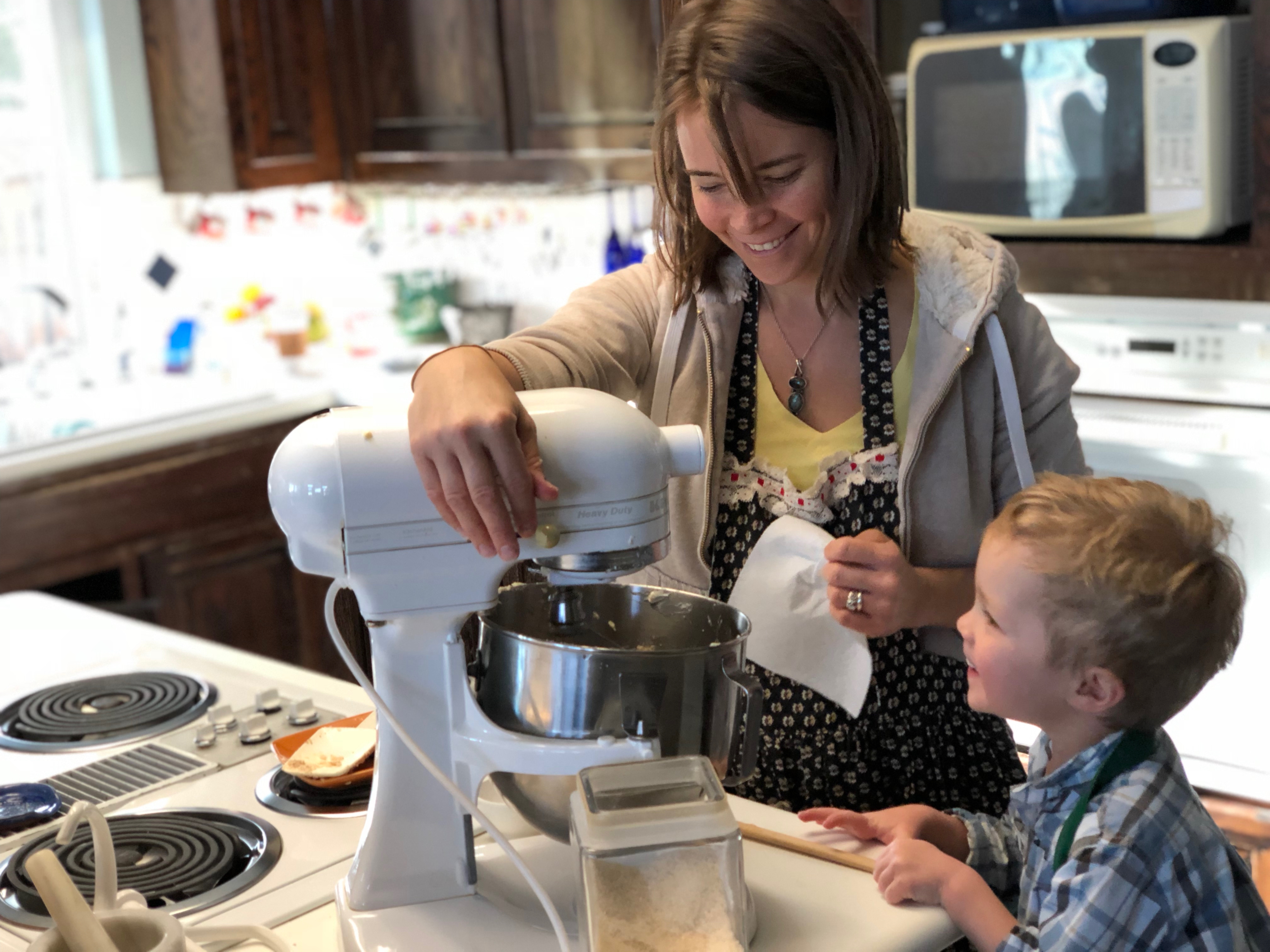 raising vegan kids baking