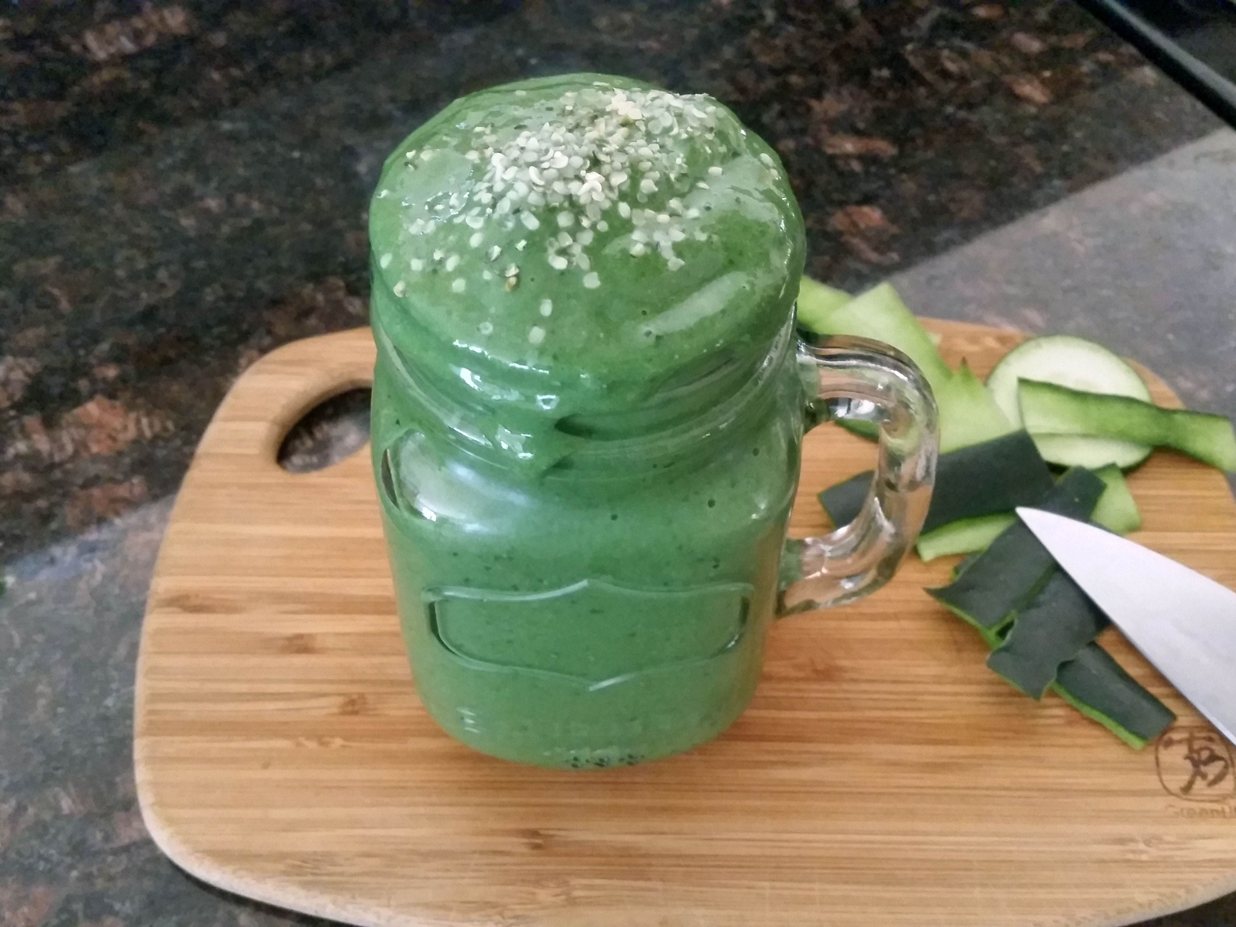 raising vegan kids green smoothie